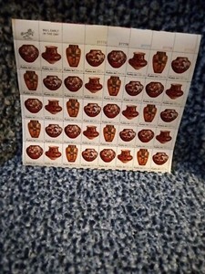 MINT NH OG PUEBLO ART PLATE STAMP SHEET CV 22.95
