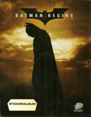 Batman Begins Sticker Album - Deutsch Neu & OVP