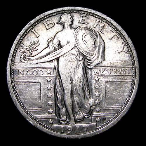 1917 Standing Liberty Quarter Silver ---- Nice Coin ----  #536D