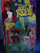 Austin "Danger" Powers 7" Action Figure "Would You Fancy A Shag?" 1999 New!