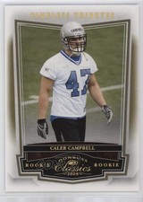 2008 Donruss Classics Rookie Timeless Tributes Gold 7/50 Caleb Campbell 11y7