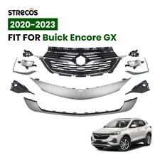 For 2020-2023 Buick Encore GX Front Bumper Cover Grille Assembly Set w/Foglights