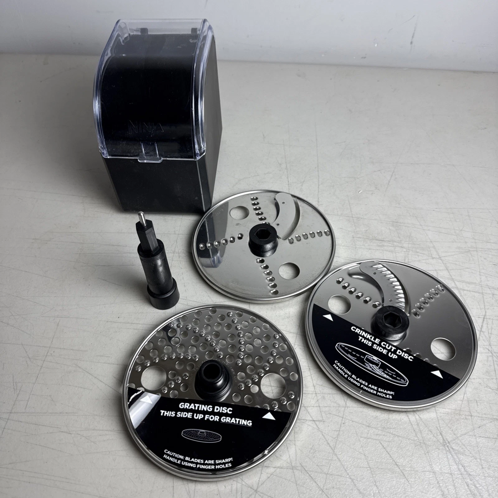 Ninja 6.5” Food Processor Disc Set w/ Case – Fits BN600 BN601 BN602 ONLY