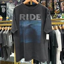 rare! Ride Band Black Cotton T-shirt FULL size S-5XL DM695
