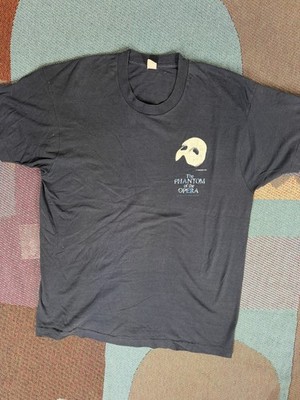 Vintage 1986 The Phantom Of The Opera Musical T Shirt Single Stitch Mens S