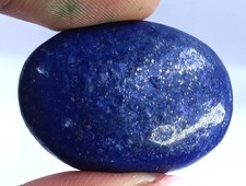 Natural Blue Lapis Lazuli 37.0 Carat Oval Shape Certified Loose Gemstone 6MGS