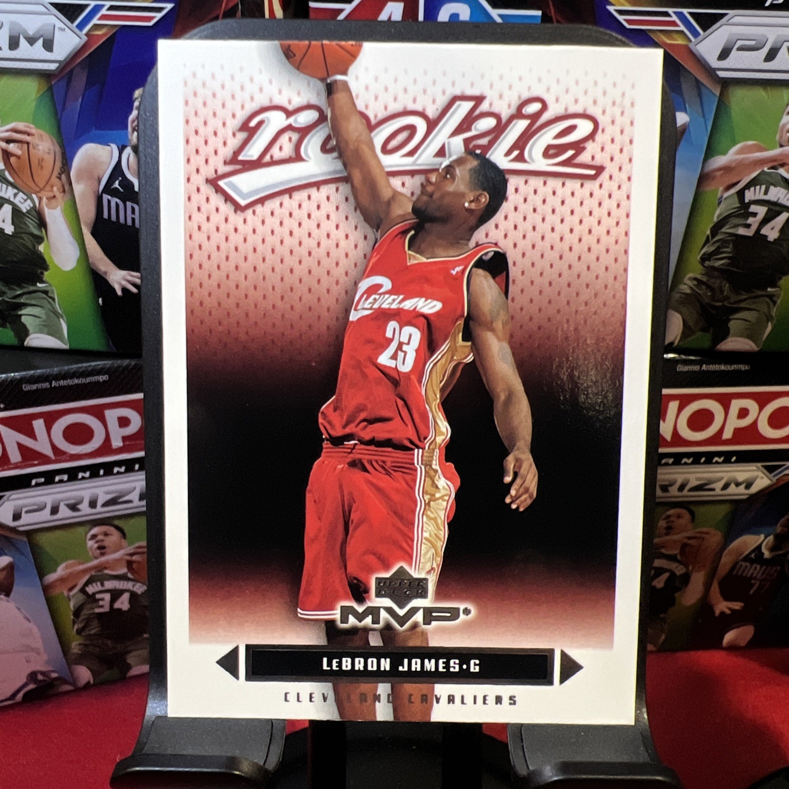 2003-04 Upper Deck MVP - Rookie LeBron James #201 (RC)  Excellent condition