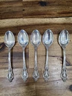 Lunt Eloquence Sterling Silver Teaspoon Flatware Lot Of 5 182.9 Grams