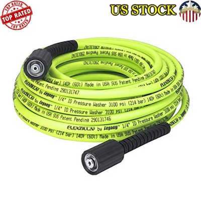 #ad Pressure Washer Hose 50ft M22 Fittings Flexible Hybrid Polymer 3100psi USA Made $58.75