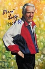 MARV LEVY SIGNED GOAL LINE ART CARD~FOOTBALL HALL OF FAME~HOF AUTO~BUFFALO BILLS