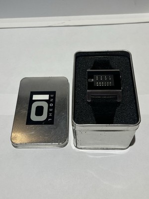 ORIGINALE THE ONE BINÄR UHR blaue LEDs OVP 