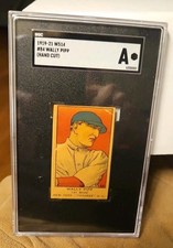 1919-21 W514 #84 Wally Pipp (Hand Cut) New York Yankees - SGC A