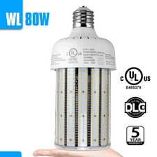 80W LED Corn Light Bulb E39 Mogul Base 5000K Replace 250W Metal halide/HPS