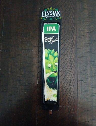 Elysian Brewing Space Dust IPA Beer Tap Handle Green Hop Art Bar Pub Display
