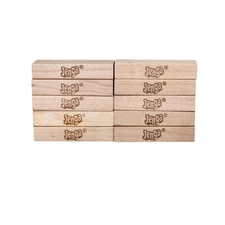 Jenga Replacement Block Pieces Lot of 10 Blocks Wood Game Parts Hasbro Crafts B