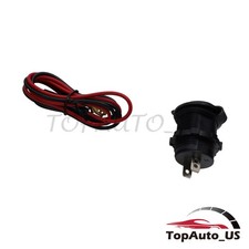 12V Car Receptacle Cigarette Lighter Socket Power Plug Outlet Marine Motorcycle