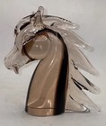 Vintage Murano Italy Horse Head Glass Sculpture figurine 7” — photo 1