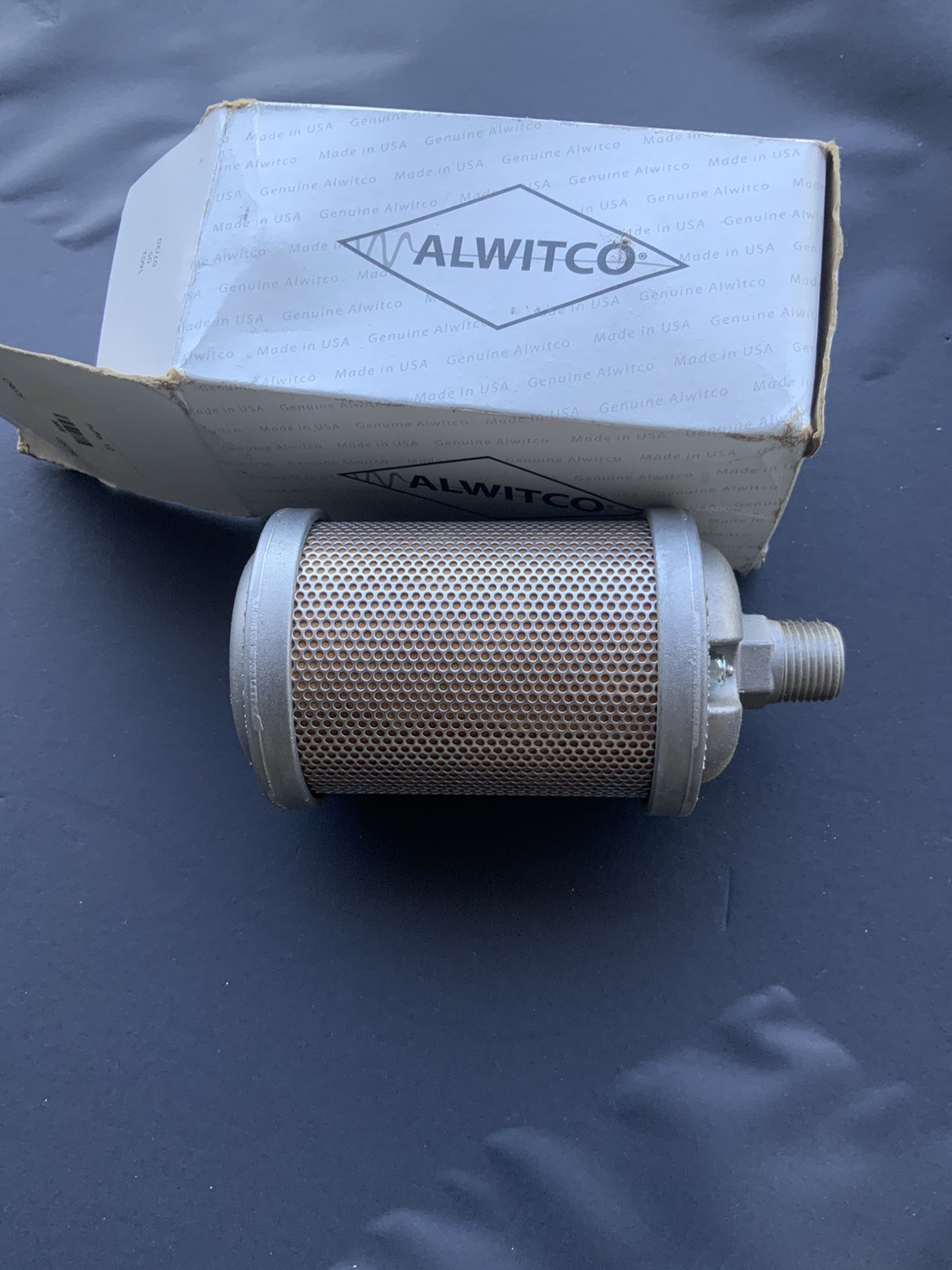 Allied Witan Pneumatic Muffler, Atomuffler Size-05 AIR,1/2" NPT OEM