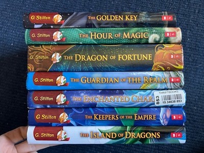 Lot Of 7 Geronimo Stilton HC Books The Kingdom of Fantasy