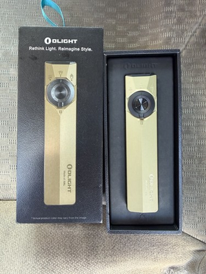 #ad Olight Arkpro Ultra Olive Green And Baton 4 Premium Fighter Pilot Lot Of 2 $175.00