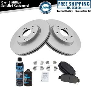TRQ Front Brake Pad & Rotor Kit Premium G-Coated Ceramic For 18-20 Honda Accord (For: More than one vehicle)