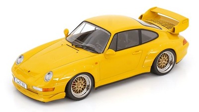 1:18 KK-Scale Porsche 911 (993) GT2 BBS rims 1996 yellow
