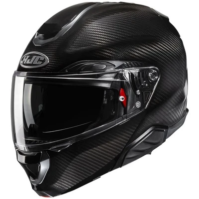 HJC RPHA 91 Carbon Solid Schwarz Klapphelm Motorradhelm Sonnenblende - Bild 1 von 4