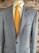 NWT 14,995 Kiton 100 Cashmere Blazer Size 46 56 EUR bs77