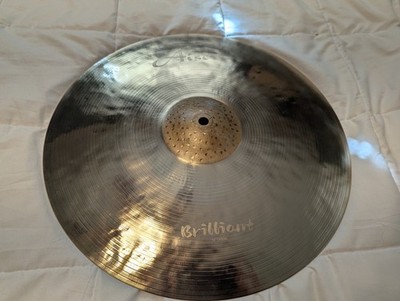 Aisen 16 In Brilliant Crash Cymbal  ( New ) W/2 Cymbal Felts