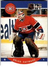 1990-91 Pro Set #150 Brian Hayward Montreal Canadiens NHL Hockey