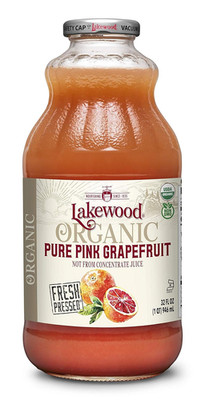 Organic PURE Pink Grapefruit Juice, 32-Ounce Bottles (Pack of 6)