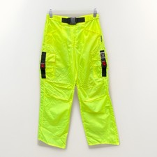 Vintage Cyberdog Cargo Trousers Men’s Large LED Light Baggy Techno Goth Rave 90s