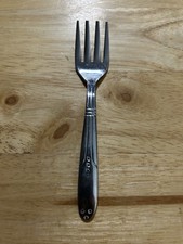 Vintage Sanitoy Stainless Steel Baby Fork Made In Korea 4.5