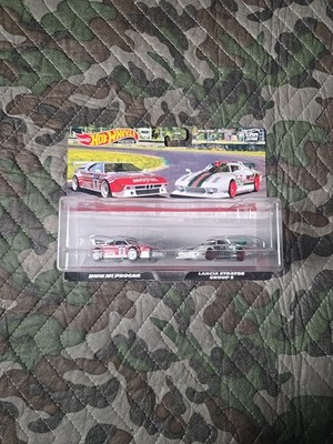 Hot Wheels Premium Car Culture 2 Pack Set BMW M1 Procar & Lancia Stratos Group 5