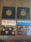 Beatles  7" Picture Sleeve Lot Of 4 (Sleeve Only - No Records)