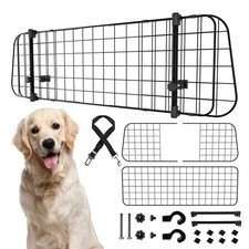 Hundegitter Auto Hundegitter Trennnetz  Trenngitter Schutz Gitter verstellbar