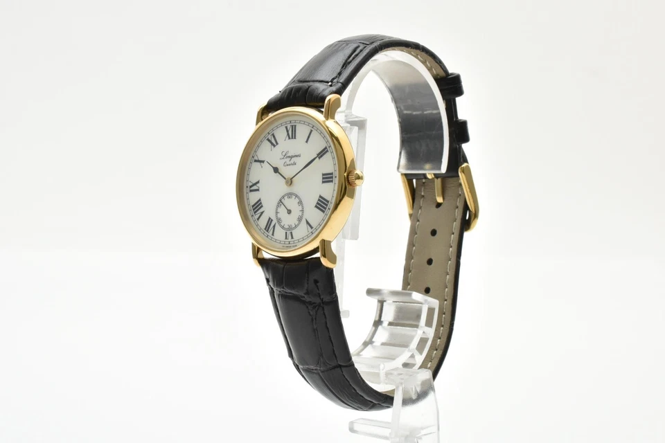 [Near MINT] Longines Charleston L176 5228 Roman Ivory Dial Qz Men's Watch JAPAN - Image 3 of 4