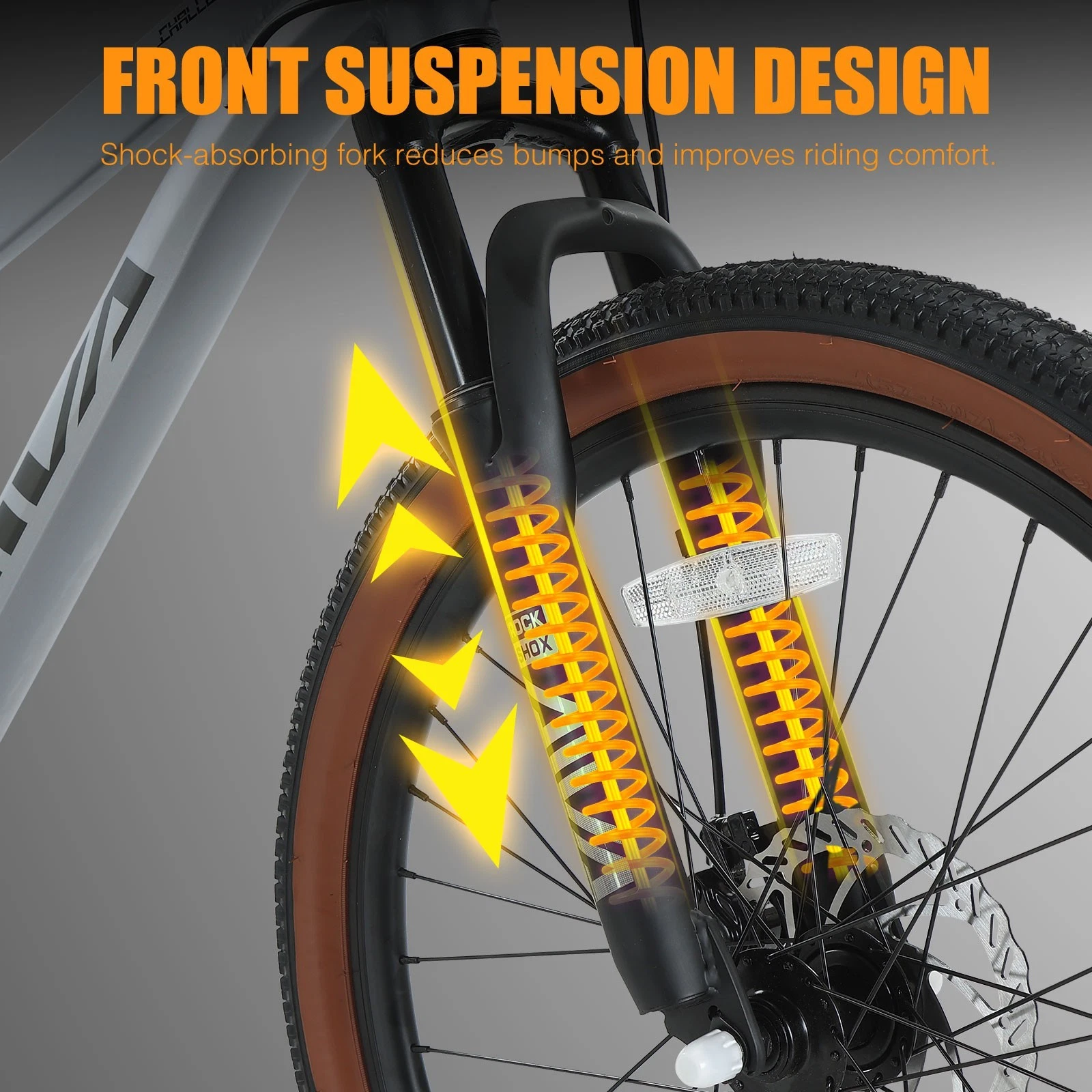 24" Mountain Bike Kids Bicycle City Bike Disc Brake for Kids 21 Speed NEW - Picture 2 of 15