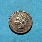 (1) Beautiful Antique 1865 Indian Head Cent/Penny CHOICE XF-EXTRA FINE PLAIN 5