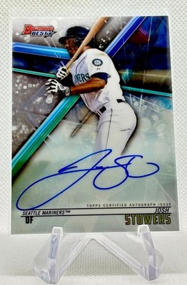 2018 Bowman's Best Josh Stowers Best of 2018 Insert Auto #B18-JST - Mariners