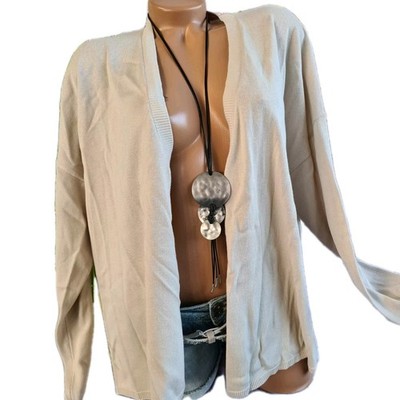 Cecil Strickjacke Shirtjacke Damen Pullover beige natur Ton (412) Übergröße NEU
