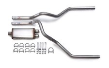 Ford F150 F250 1995-1997 Dual Exhaust Kit Flow Ii Stainless Muffler Kit