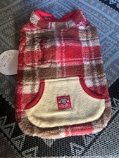 Dog Sweater with Red Winter Warm Pet Sweater Thick Clothes Coat