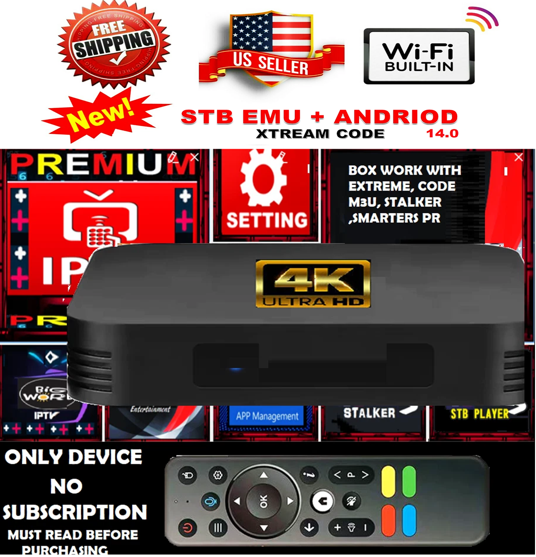 その他 LIVE TV - WORLD ON DEMAND STB ANDROID 14.0 STB Emu BOX Quad Core 2GB RAM 16GB ROM H313, $45.99