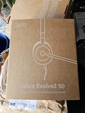 NEW Jabra Evolve2 50 Wired Stereo Headset Active Noise Cancellation & AirComfort