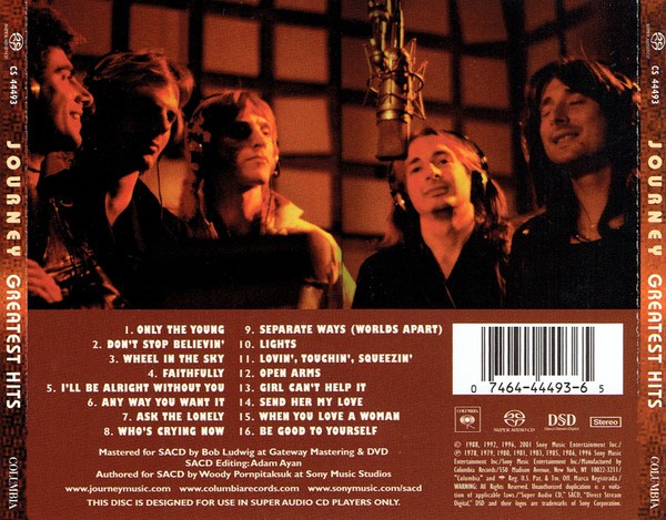 Journey - Greatest Hits (Sacd) Super Audio CD (SAC ** Free