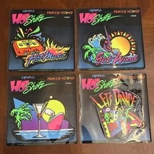 Vintage 90s Hot Shotz Holographic Decal Sticker Lot Chroma Graphics Neonz 80s