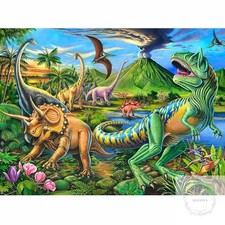Puzzles for Kids Ages 4-8 Year Old,100 Piece Dinosaur Jigsaw Puzzle for Toddler