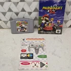 Mario Kart 64 (Nintendo 64, 1997) N64 Cartridge And Manual -Tested, Authentic