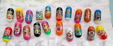 Lot of 20 Vintage 2004 Mighty Beanz Rock Star Zombie Navy Seal Assortment